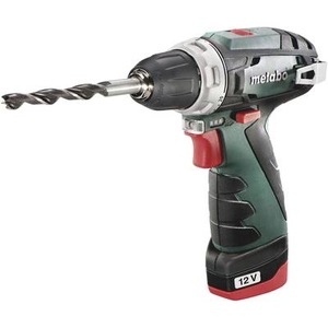 Metabo, Metabo PowerMaxx BS Basic 600984000 Akku-Bohrschrauber 12 V 2.0 Ah Li-Ion inkl. 2. Akku, inkl. Ladegerät, metabo Akku-Bohrschrauber »PowerMaxx«