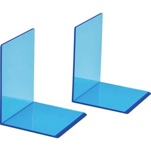 Maul, Maul Buchstütze 3513631 Produktabmessung, Höhe:130 mm Neonblau 2 St., MAUL Buchstütze 10x10x13cm 3513631 transparent blau 2 Stück