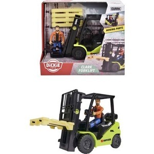 Dickie Toys, Clark Forklift - Clark S25 Gabelstapler - Freilauf, 
