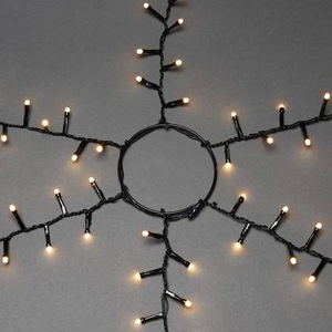 Konstsmide, Konstsmide 6651-830 LED-Baummantel Außen EEK: E (A - G) netzbetrieben Anzahl Leuchtmittel 1080 LED Bernstein Beleuchtete, KONSTSMIDE LED-Baummantel »Ring 6 Stränge 1080 Lampen«