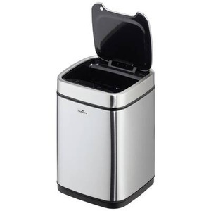 Durable, Durable 342023 342023 Mülleimer 6 Edelstahl Silber One-Touch-Deckelöffnung 1 St., Durable Abfalleimer, NO TOUCH, 6lt, touchless, Edelstahl, 342023