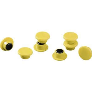 Durable, Durable Magnet 475104 (Ø) 15 mm rund Gelb 1 Set 475104, Durable Magnet 475104 (Ø) 15 mm rund Gelb 1 Set 475104