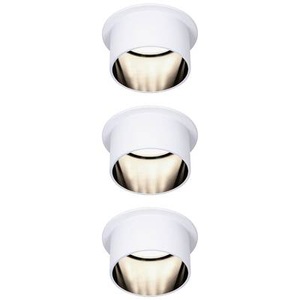 Paulmann, Paulmann 93377 LED-Einbauleuchte 18 W Warmweiß Weiß (matt), Schwarz (matt), Paulmann 93377 Gil LED-Einbauleuchte LED LED fest eingebaut 18 W Weiß (matt), Schwarz (matt)
