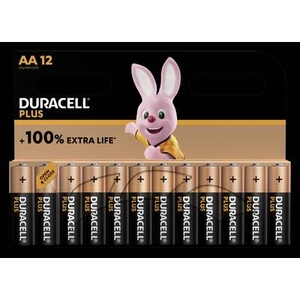 Duracell, Duracell Plus-AA CP12 Mignon (AA)-Batterie Alkali-Mangan 1.5 V 12 St., Duracell-Batterien Plus 100 AA 1,5 V 12 Stück