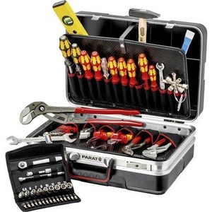 Knipex, Knipex Werkzeugkoffer Sanit?r, Knipex Werkzeugset »Sanitär«, (52 tlg.)