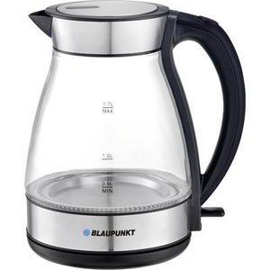 Blaupunkt, Blaupunkt EKG501BK Wasserkocher schnurlos Stahl, Schwarz, 