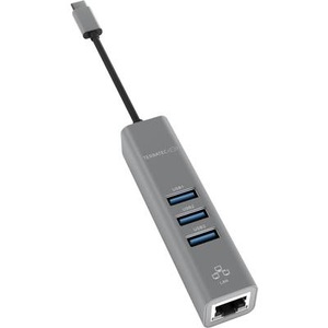 Terratec, TERRATEC Connect C2 Type-C zu USB3.0, Terratec CONNECT C2 USB-C® (USB 3.2 Gen 2) Multiport Hub Grau