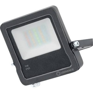 LEDVANCE, LEDVANCE SMART+ MULTICOLOR 10W 4058075474604 LED-Außenstrahler 10 W, Ledvance Smart+ Wifi LED-Scheinwerfer Dunkel Grau 10W 630lm 100D - 830 Warmweiß | IP65 - Dimmbar - RGBW - Symmetrisch