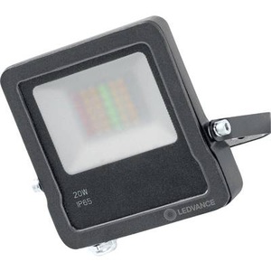 LEDVANCE, LEDVANCE SMART+ MULTICOLOR 20W 4058075474628 LED-Außenstrahler 20 W, Ledvance SMART+ WiFi 20-W-LED-Flutlichtstrahler FLOOD, Aluminium, 1260 lm, warmweiß, RGB, App, IP65