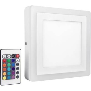 LEDVANCE, LEDVANCE LED Color+white square Wandlampe 20cm, LEDVANCE LED COLOR WHITE SQ 200MM 19W LEDV 4058075227576 LED-Wandleuchte 19 W LED Weiß