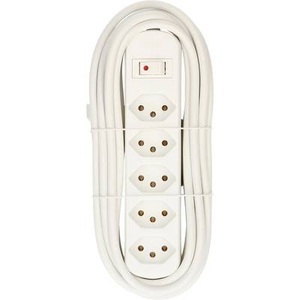 undefined, Steckdosenleiste 5x Typ 13 Weiss, Max Hauri Steckdosenleiste Basic-Line V2 5xT13, 5 Meter
