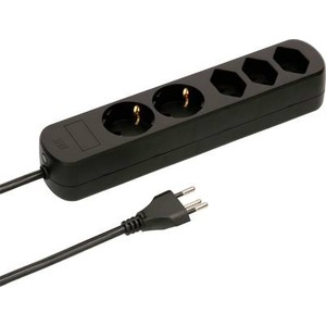 Max Hauri AG, Max Hauri AG 160281 Steckdosen-Verteiler 1 Stück Schwarz CH-Stecker 1 St., Max Hauri 160281 Steckdosen-Verteiler 1 Stück Schwarz CH-Stecker 1 St.