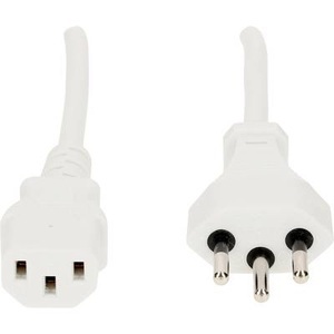 undefined, Max Hauri AG TD-Apparatekabel H05VV-F3G0.75 2m weiss T12/C13, Max Hauri 139624 Strom Anschlusskabel Schwarz 2.00 m