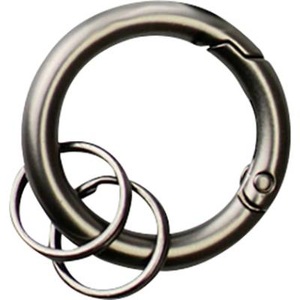 Basi, Basi Schlüsselring mit Karabiner 0006-0155 Grau, Schwarz 10 St./Pack. 10 St., Basi Schlüsselring 0006-0155 4026434178838 Grau (matt), Schwarz 10 St.