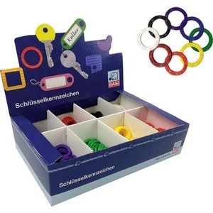 Basi, Basi Schlüsselclip 8520-9000 8-farbig 200 St./Pack. 1 Set, Basi Schlüsselclip 8520-9000 8-farbig 1 Set