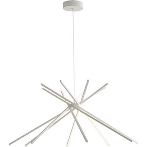 Eco-Light, LED-Hängeleuchte Shanghai, weiß, LED-Hängeleuchte Shanghai, 8-fl. 4.000 K weiß