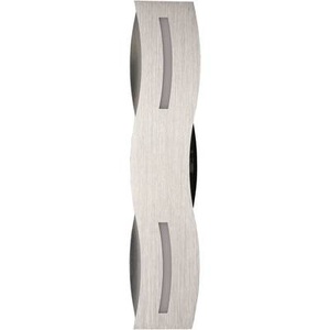 Eco-Light, LED-Wandleuchte Wave nickel, LED-Wandlampe Wave Nickel-Chrom