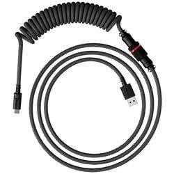 HyperX USB-C® Kabel USB-A Stecker, USB-C® Stecker Dunkelgrau, Schwarz 6J679AA