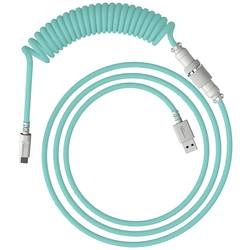 HyperX USB-C® Kabel USB-A Stecker, USB-C® Stecker Hellgrün, Weiß 6J681AA