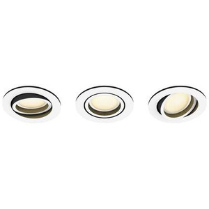 undefined, Philips Hue White ambience 3er-Pack Milliskin Einbauspot, 