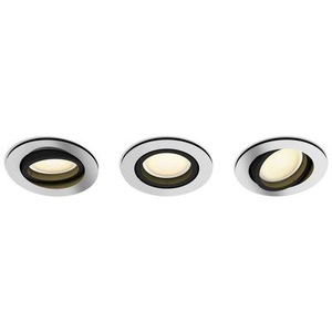 undefined, Philips Hue White ambience 3er-Pack Milliskin Einbauspot, Philips Hue White Amb. Milliskin Spot 3 flg. Alu inkl. DS