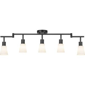 Nordlux, Nordlux 2112950003 Cole 5-Spot Deckenleuchte E14 Schwarz, Deckenleuchte Cole aus Glas und Metall, 5-flammig