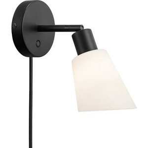 Nordlux, Wandleuchte Molli mit Glasschirm und Schalter, 