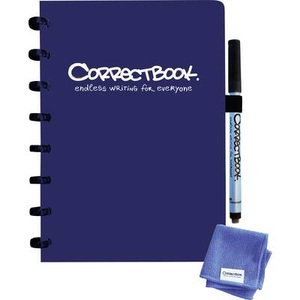 Correctbook, Correctbook DIN A5 navy blue blanko DIN A5 navy blue blanko Notizbuch Navy-Blau DIN A5, 