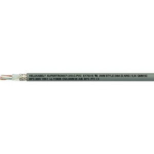 Helukabel, Helukabel 49935-1000 Schleppkettenleitung S-TRONIC-310-C-PVC 7 x 0.25 mm² Grau 1000 m, 