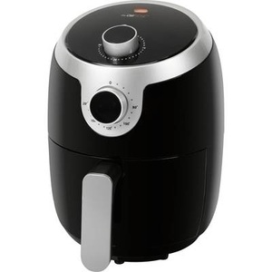 Clatronic, Clatronic FR 3769 H Heißluft-Fritteuse 1000 W Schwarz, Silber, 