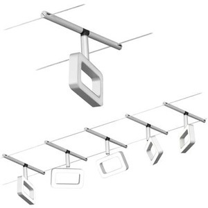 Paulmann, Paulmann WS DC Frame Seil-Komplettsystem Chrom (matt), Chrom, Paulmann WS DC Frame Seil-Komplettsystem Chrom (matt), Chrom