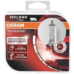 Osram Auto, Osram Auto 64216TSP-HCB Halogen Leuchtmittel Truckstar H11 70 W 24 V, OSRAM, Ersatzleuchtmittel, Glühlampe TRUCKSTAR Pro H11 24V 70W PGJ19-2/ DUO BOX, AUTO & BIKE, 64216TSP-HCB