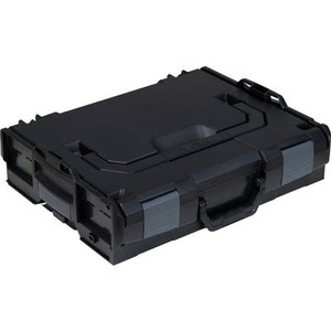 L-BOXX, Werkzeugkoffer 102 BSS mit anthrazitgrauen Schnappern und Koppelhebeln, L-BOXX Systemkoffer L-BOXX 102 Schwarz