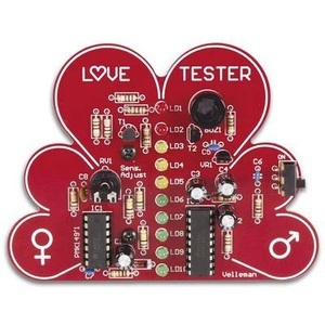 undefined, Whadda WSSA149 Beleuchtungs-Zubehör, Whadda WSSA149 LED Bausatz Liebes-Tester