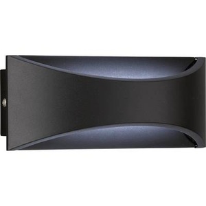 FISCHER&HONSEL GMBH, LED-Außenwandleuchte Rio up/down, schwarz, Fischer & Honsel Led-wandleuchte , 30379 Rio , Schwarz , Metall, Glas , 9x9 cm , 003151140101