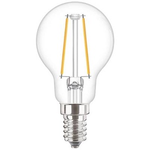 undefined, Philips Corepro LEDLuster E14 P45 2W 827 Klar - Ersatz für 25W, Philips Corepro LEDluster E14 Kugel Fadenlampe Klar 2W 250lm - 827 Extra Warmweiß | Ersatz für 25W