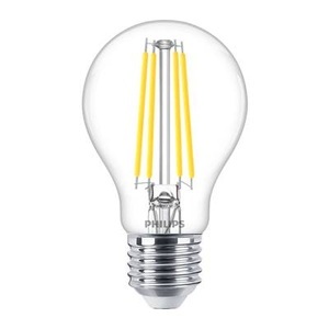 undefined, Philips MASTER Value LEDbulb E27 A60 5.9W 927 Klar - Ersatz für 60W, Philips MASTER Value LEDbulb E27 Birne Klar 5.9W 806lm - 927 Extra Warmweiß | Höchste Farbwiedergabe - Dimmbar - Ersatz für 60W