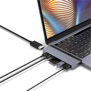 HYPER, HYPER HD28C-GRAY USB-C™ Dockingstation Passend für Marke (Notebook Dockingstations): Apple USB-C Power Delivery, 