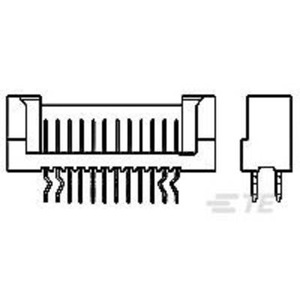 TE Connectivity, TE Connectivity Fine Pitch Board-to-Board ConnectorFine Pitch Board-to-Board Connector 2-917361-6 AMP, 