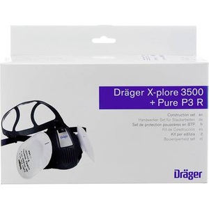 Dräger, Dräger X-plore® 3500 R56960 Atemschutz Halbmasken-Set P3 R, 