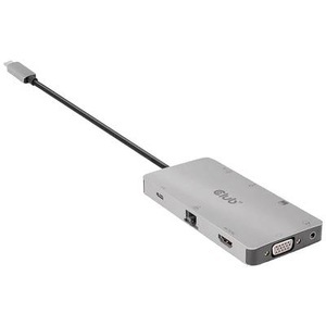 club3D, club3D CSV-1594 9 Port USB 3.1 Gen 1-Hub mit eingebautem Netzwerk-Anschluss, mit eingebautem SD-Kartenleser, mit USB-C, club3D CSV-1594 9 Port USB 3.1 Gen 1-Hub mit eingebautem Netzwerk-Anschluss, mit eingebautem SD-Kartenleser, mit USB-C®