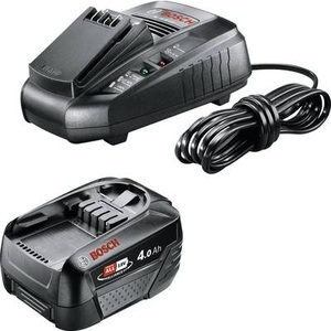 Bosch Home and Garden, Bosch Home and Garden Alliance Starter Set 1600A02A4U Werkzeug-Akku und Ladegerät 18 V 4 Ah Li-Ion, 