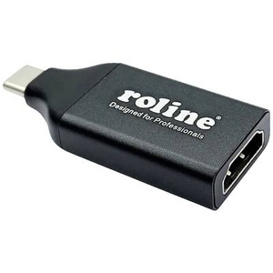 ROLINE, Roline 12.03.3226 USB-C? / HDMI Adapter Schwarz, ROLINE Display Adapter USB Typ C - HDMI