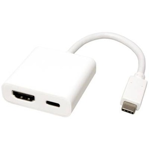 ROLINE, Roline USB 2.0 Adapter 12.03.3211, ROLINE Display Adapter USB Typ C - HDMI, + 1x Typ C PD, ST/BU