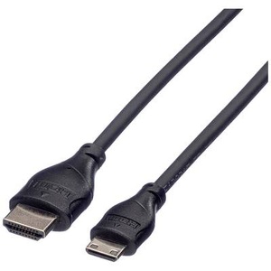Xcab, Xcab HDMI zu mini HDMI Kabel / inkl. HEC - 2m, ROLINE HDMI High Speed Kabel mit Ethernet, HDMI ST - Mini HDMI ST, 2 m