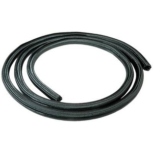 ROLINE, ROLINE 19.08.3160 - Kabelbinder (Schwarz), ROLINE PVC Gewebeschlauch für Kabelbündelung, selbst-schliessend, schwarz, 2,5 m