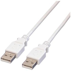 VALUE, Value USB-Kabel USB 2.0 USB-A Stecker 4.50 m Weiß Geschirmt 11.99.8944, VALUE USB 2.0 Kabel, Typ A-A, weiß, 4,5 m