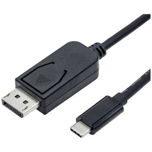 ROLINE, ROLINE 11.04.5835 - USB-Typ-C zu DisplayPort Adapterkabel (Schwarz), ROLINE USB Typ C - DisplayPort Adapterkabel, v1.4, ST/ST, 1 m