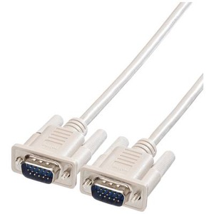 ROLINE, Roline VGA Anschlusskabel VGA 15pol. Stecker 1.80 m Grau 11.01.6618 Geschirmt, schraubbar VGA-Kabel, ROLINE Monitor-Anschlusskabel HD15 ST/ST, 1,8 m