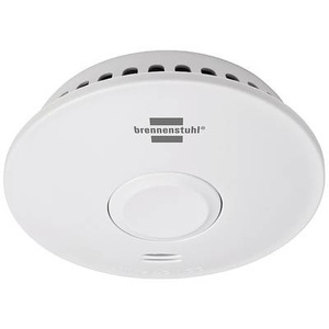 Brennenstuhl, Brennenstuhl 1290210 1290210 Funk-Rauchwarnmelder batteriebetrieben, Brennenstuhl 1290210 Funk-Rauchwarnmelder batteriebetrieben (Ø x H) 114 mm x 38 mm